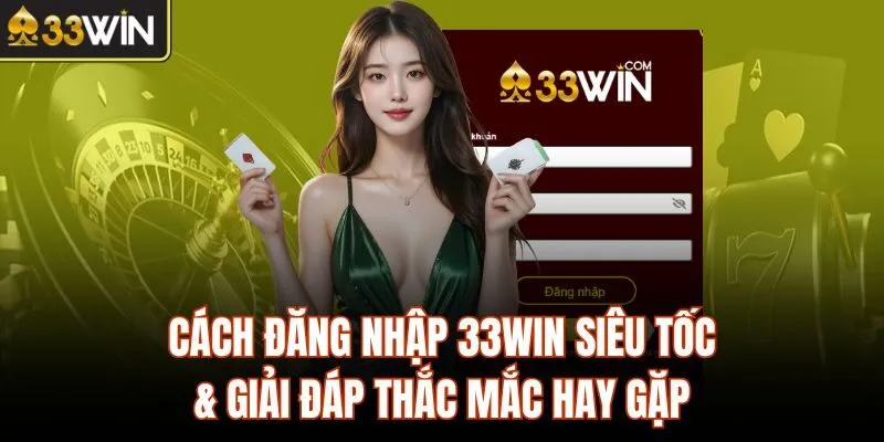 Cách Đăng Nhập 33WIN Siêu Tốc & Giải Đáp Thắc Mắc Hay Gặp